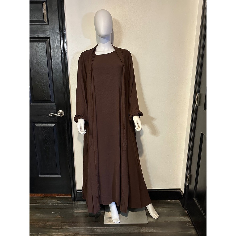 MUMU Modesty Womens 3pcs Wrap Dress
and Cardigan Coverup